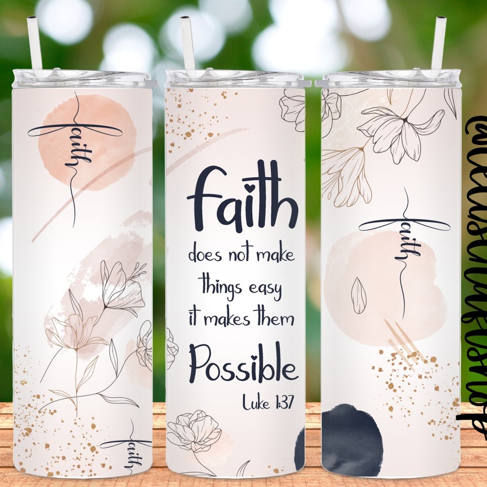 Faith tumbler 20oz
